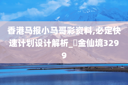 香港马报小马哥彩资料,必定快速计划设计解析_‌金仙境3299