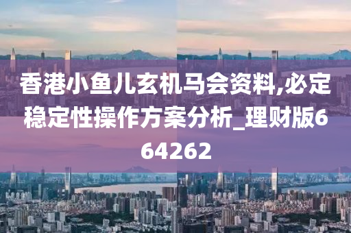 香港小鱼儿玄机马会资料,必定稳定性操作方案分析_理财版664262