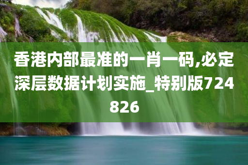 香港内部最准的一肖一码,必定深层数据计划实施_特别版724826