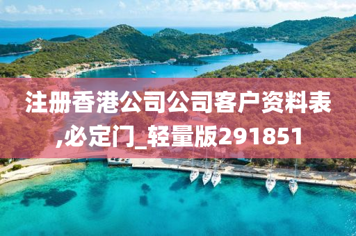 注册香港公司公司客户资料表,必定门_轻量版291851