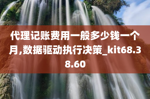 代理记账费用一般多少钱一个月,数据驱动执行决策_kit68.38.60