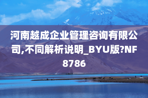 河南越成企业管理咨询有限公司,不同解析说明_BYU版?NF8786