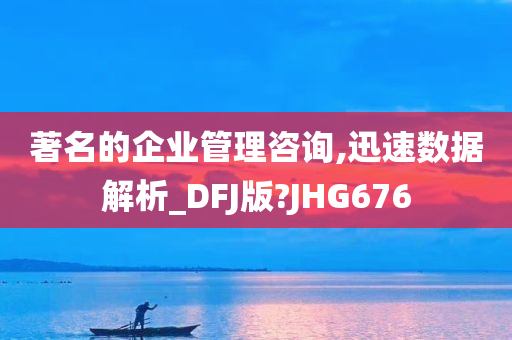 著名的企业管理咨询,迅速数据解析_DFJ版?JHG676