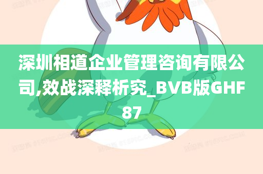 深圳相道企业管理咨询有限公司,效战深释析究_BVB版GHF87