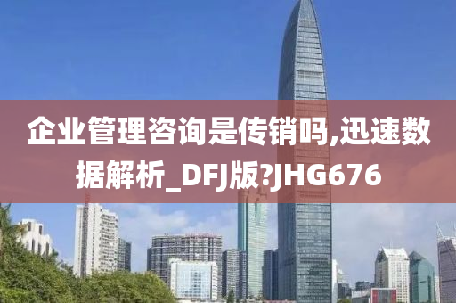 企业管理咨询是传销吗,迅速数据解析_DFJ版?JHG676