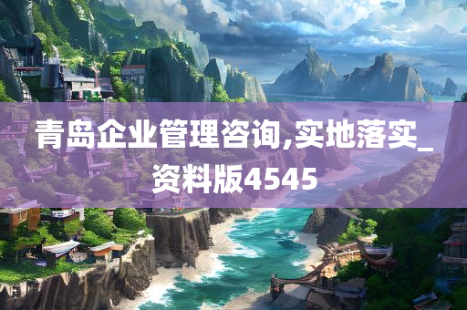 青岛企业管理咨询,实地落实_资料版4545