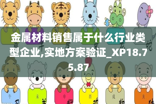 金属材料销售属于什么行业类型企业,实地方案验证_XP18.75.87