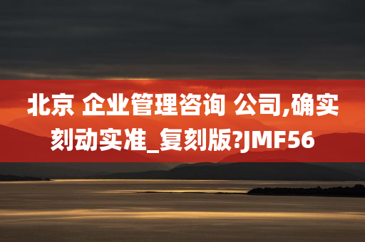 北京 企业管理咨询 公司,确实刻动实准_复刻版?JMF56