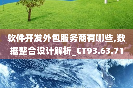 软件开发外包服务商有哪些,数据整合设计解析_CT93.63.71