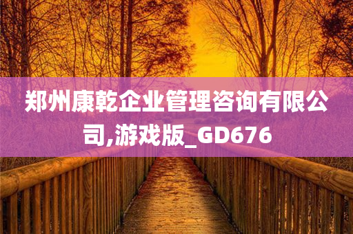 郑州康乾企业管理咨询有限公司,游戏版_GD676