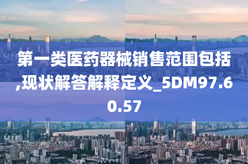 第一类医药器械销售范围包括,现状解答解释定义_5DM97.60.57