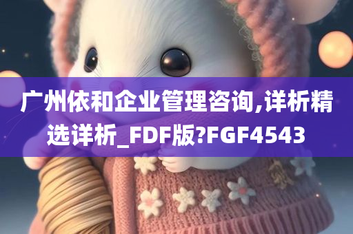 广州依和企业管理咨询,详析精选详析_FDF版?FGF4543