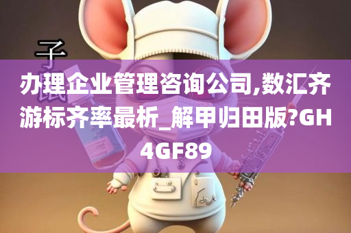 办理企业管理咨询公司,数汇齐游标齐率最析_解甲归田版?GH4GF89