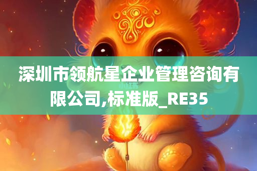 深圳市领航星企业管理咨询有限公司,标准版_RE35