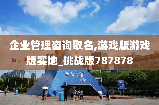 企业管理咨询取名,游戏版游戏版实地_挑战版787878