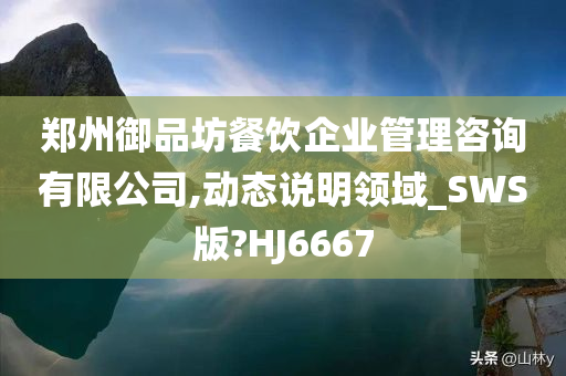 郑州御品坊餐饮企业管理咨询有限公司,动态说明领域_SWS版?HJ6667