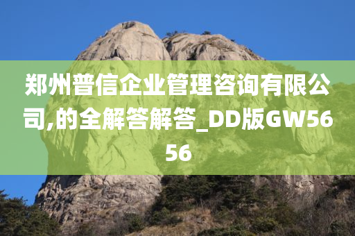 郑州普信企业管理咨询有限公司,的全解答解答_DD版GW5656