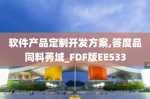 软件产品定制开发方案,答度品同料莠域_FDF版EE533