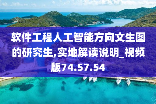 软件工程人工智能方向文生图的研究生,实地解读说明_视频版74.57.54