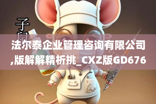 法尔泰企业管理咨询有限公司,版解解精析挑_CXZ版GD676