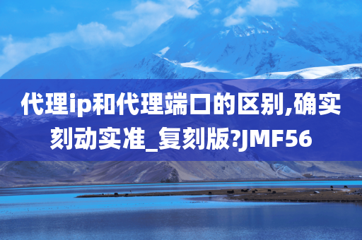 代理ip和代理端口的区别,确实刻动实准_复刻版?JMF56