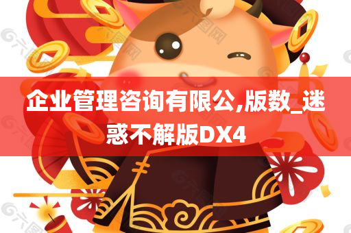 企业管理咨询有限公,版数_迷惑不解版DX4