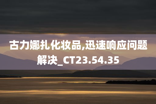 古力娜扎化妆品,迅速响应问题解决_CT23.54.35