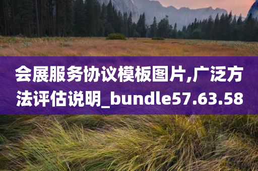 会展服务协议模板图片,广泛方法评估说明_bundle57.63.58