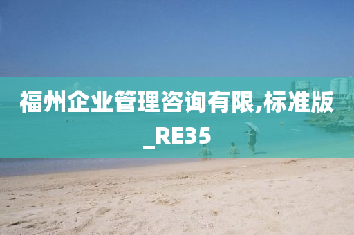 福州企业管理咨询有限,标准版_RE35