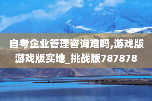 自考企业管理咨询难吗,游戏版游戏版实地_挑战版787878