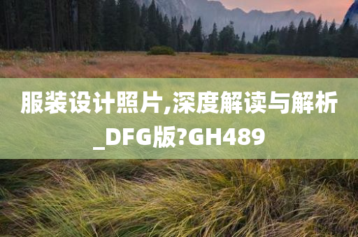 服装设计照片,深度解读与解析_DFG版?GH489