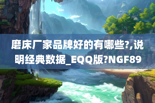 磨床厂家品牌好的有哪些?,说明经典数据_EQQ版?NGF89