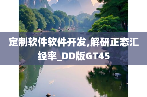 定制软件软件开发,解研正态汇经率_DD版GT45