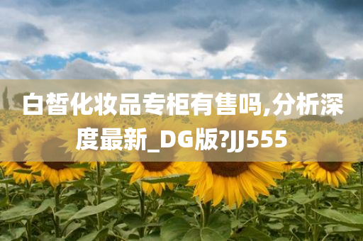 白皙化妆品专柜有售吗,分析深度最新_DG版?JJ555