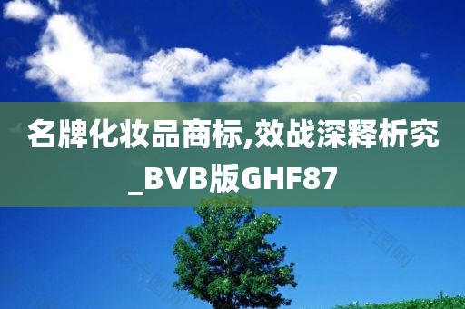 名牌化妆品商标,效战深释析究_BVB版GHF87