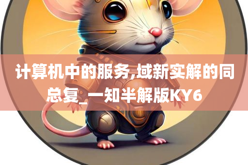 计算机中的服务,域新实解的同总复_一知半解版KY6