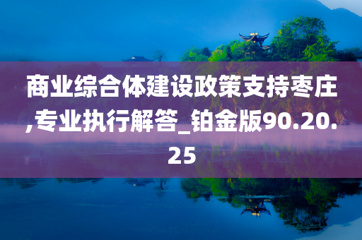 商业综合体建设政策支持枣庄,专业执行解答_铂金版90.20.25