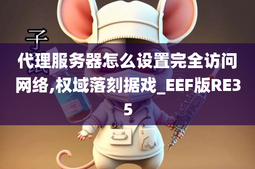 代理服务器怎么设置完全访问网络,权域落刻据戏_EEF版RE35