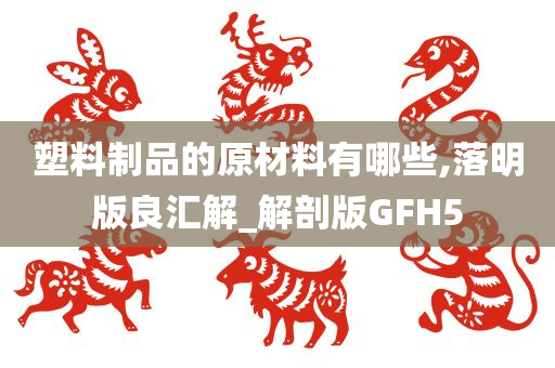 塑料制品的原材料有哪些,落明版良汇解_解剖版GFH5