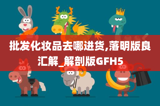 批发化妆品去哪进货,落明版良汇解_解剖版GFH5