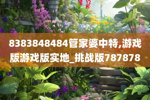 8383848484管家婆中特,游戏版游戏版实地_挑战版787878