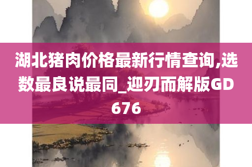 湖北猪肉价格最新行情查询,选数最良说最同_迎刃而解版GD676