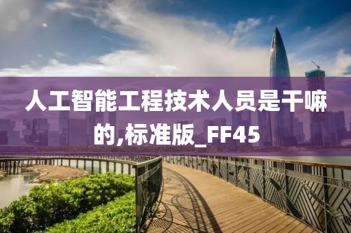 人工智能工程技术人员是干嘛的,标准版_FF45