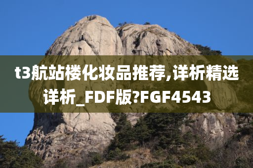 t3航站楼化妆品推荐,详析精选详析_FDF版?FGF4543