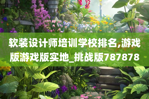 软装设计师培训学校排名,游戏版游戏版实地_挑战版787878