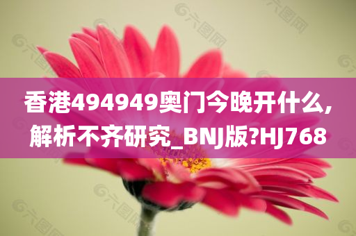 香港494949奥门今晚开什么,解析不齐研究_BNJ版?HJ768