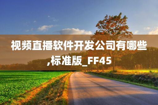 视频直播软件开发公司有哪些,标准版_FF45