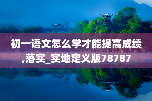 初一语文怎么学才能提高成绩,落实_实地定义版78787