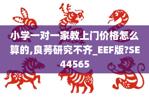 小学一对一家教上门价格怎么算的,良莠研究不齐_EEF版?SE44565