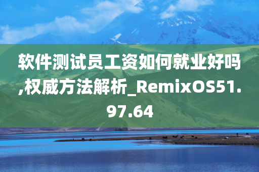 软件测试员工资如何就业好吗,权威方法解析_RemixOS51.97.64